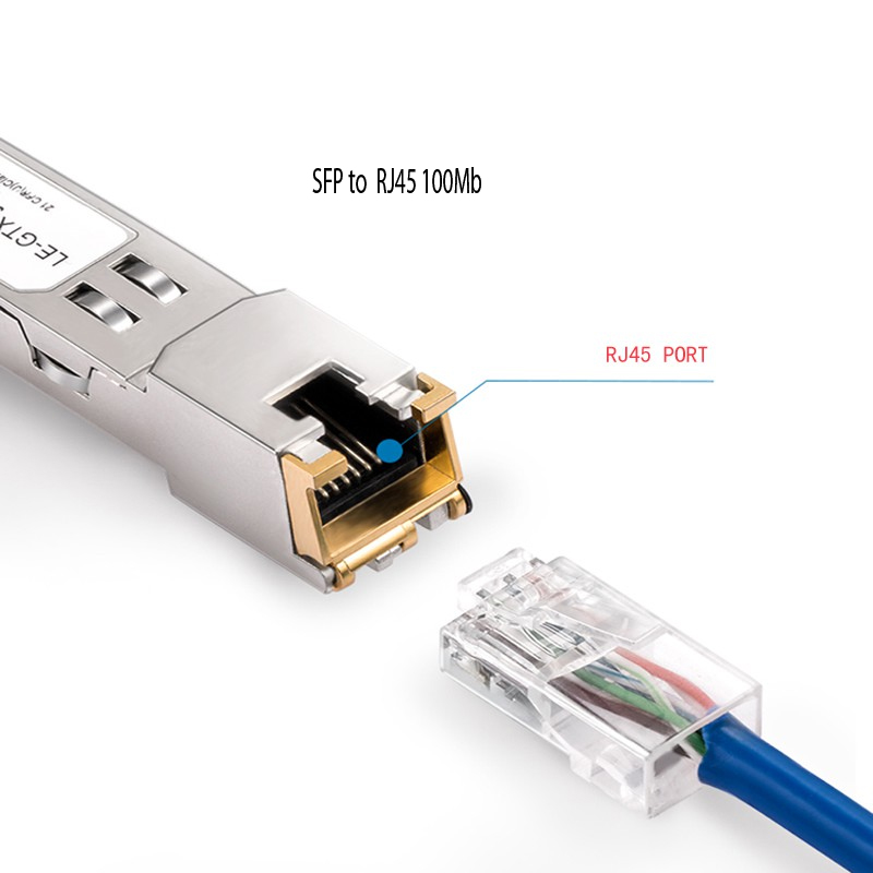 Moduel quang to RJ45 tốc độ 100mb Hãng Aptek  mã APS1200